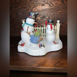 Lenox snowman figurine A Curious Encounter